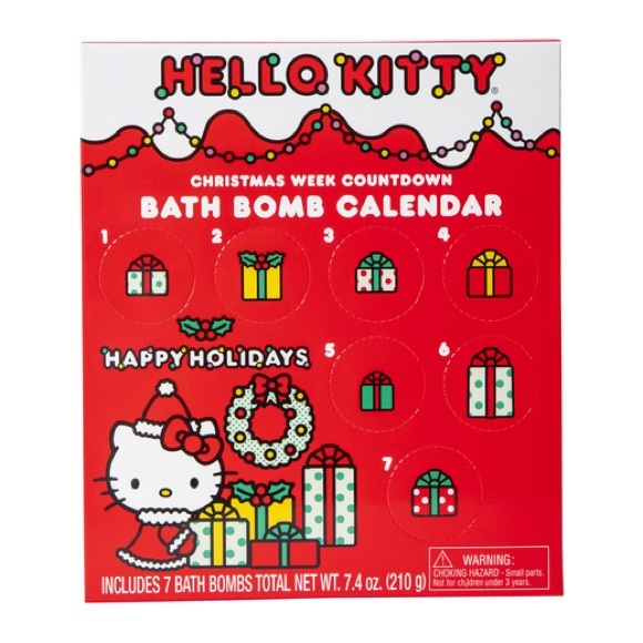 Hello Kitty Christmas Week countdown bath bomb calendar nwot - Picture 3 of 4